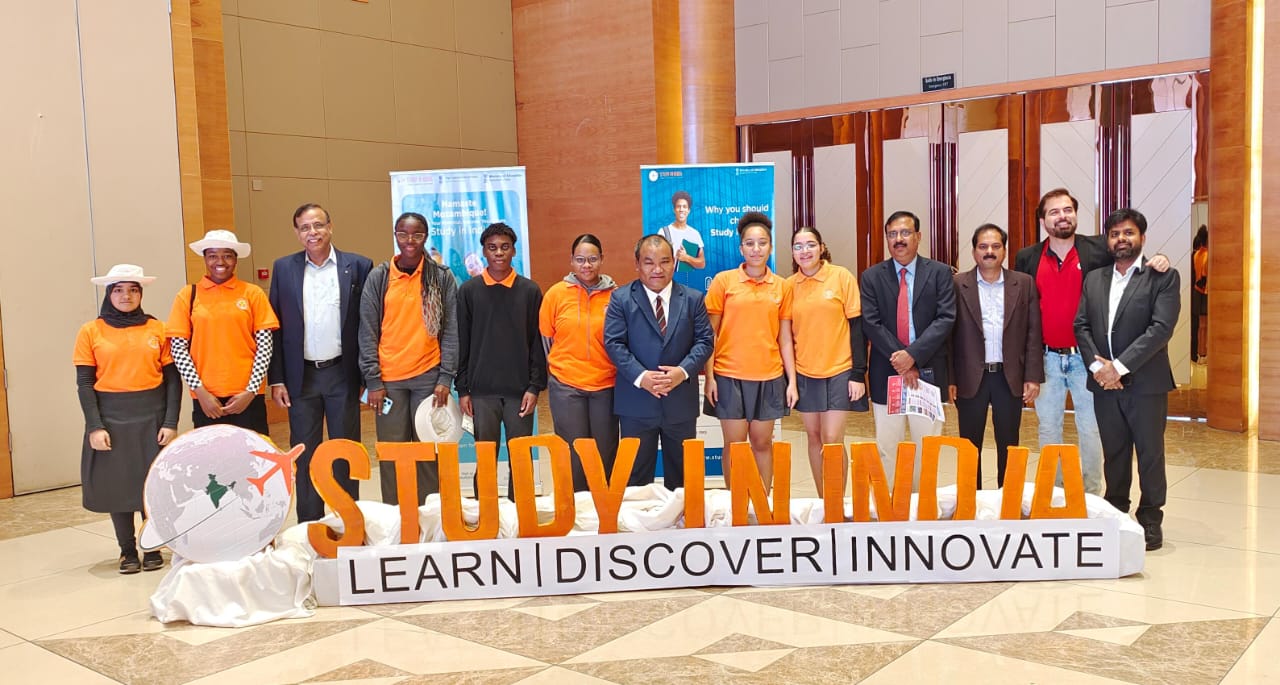 Study in India Education Fair in Maputo (22 July 2024). EdCIL facilitated the participation of about 10 Indian universities at the Education Fair in Maputo.