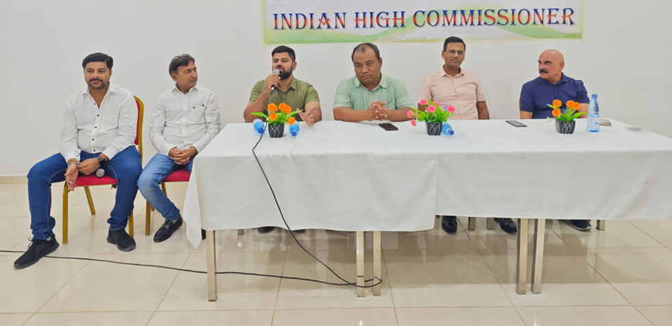 High Commissioner held Indian community meeting in Nacala (8 Nov 2024)