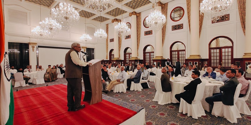 H.E. Shri Dammu Ravi, Secretary (Economic Relations) in the Ministry of External Affairs addressing the Indian community in Maputo (14 January 2025)