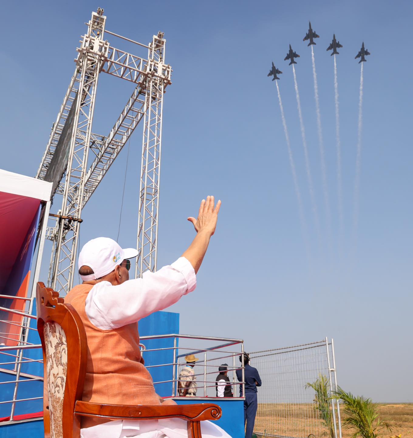 Mozambican delegation at Aero India 2025 (11 Feb 2025)